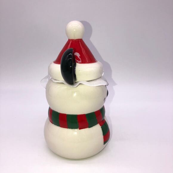 New Mickey Mouse Snowman Christmas Mug Santa Hat Ears Lid Topper - Picture 5 of 5